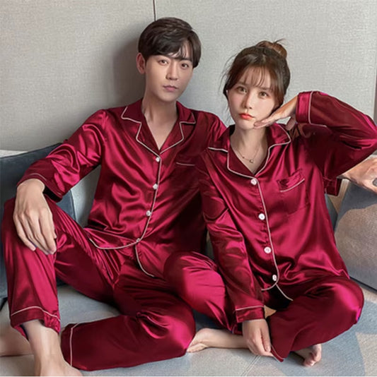 Premium Couple Silk PJ’s