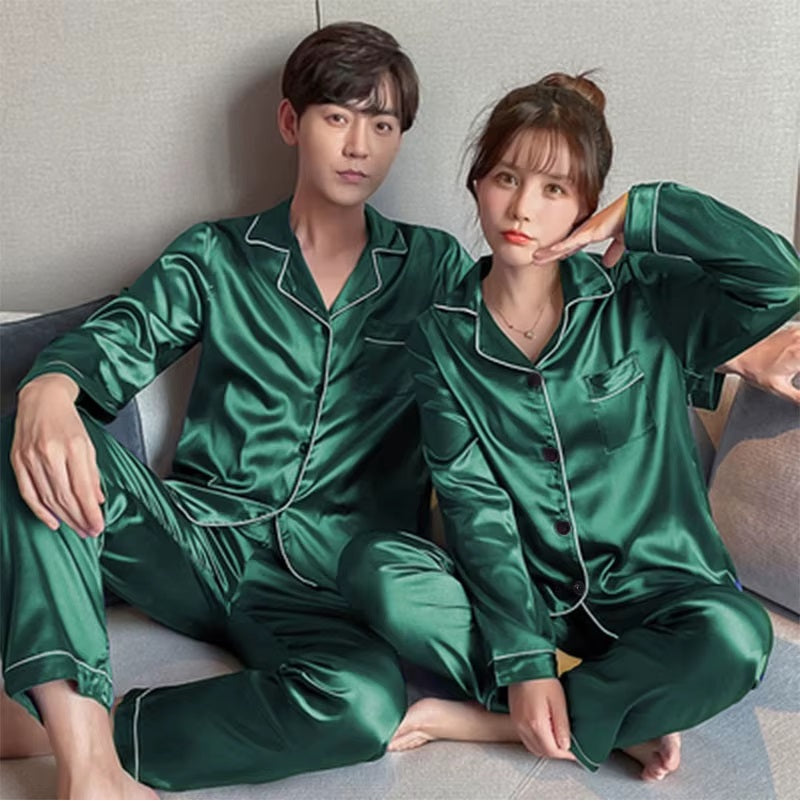 Premium Couple Silk PJ’s