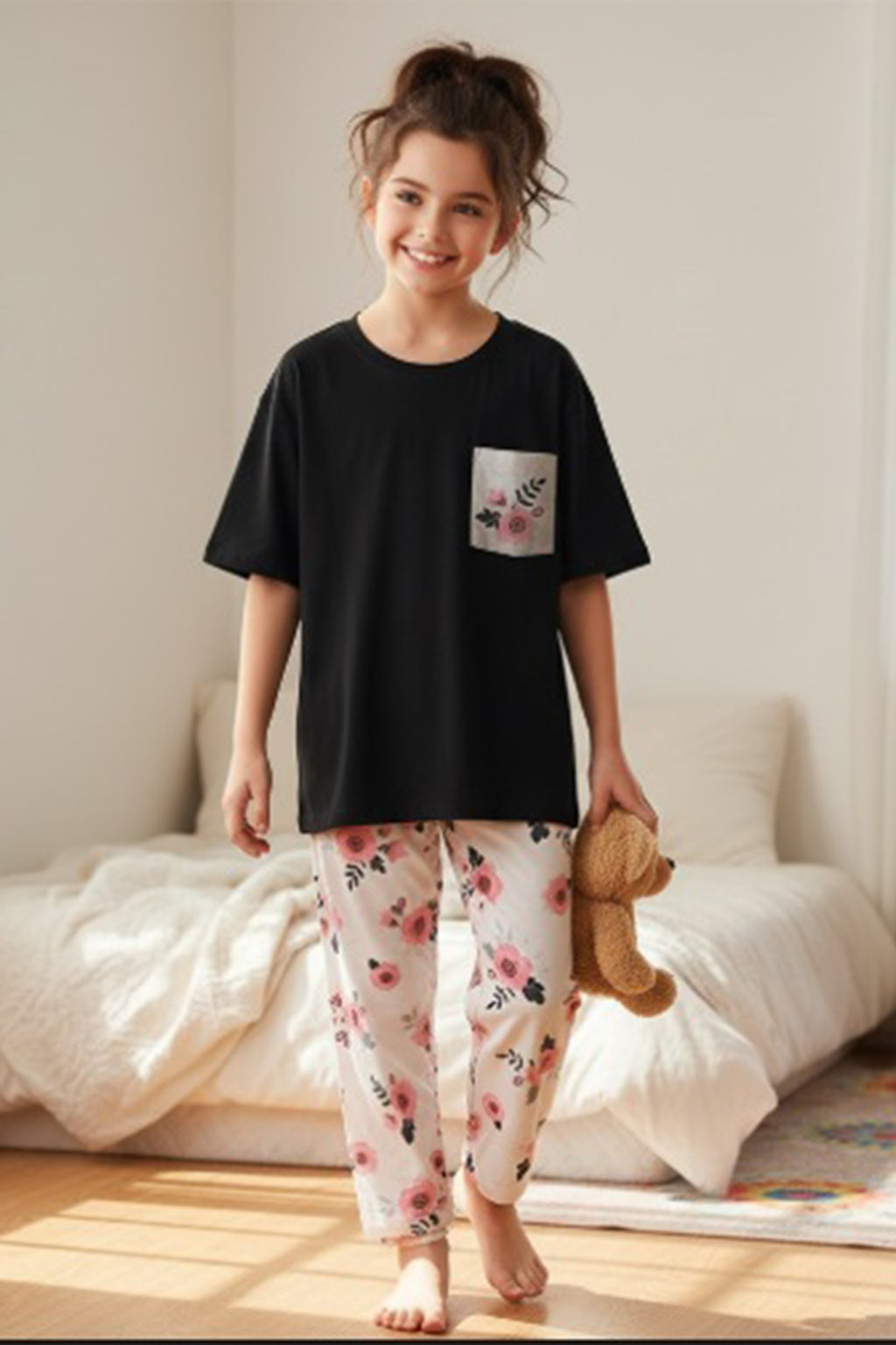 Pocket Girls Night Suit
