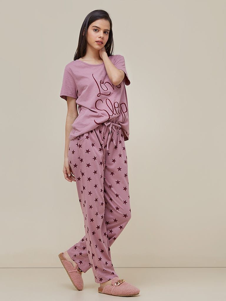 Love Sleep Half Sleeves Suit