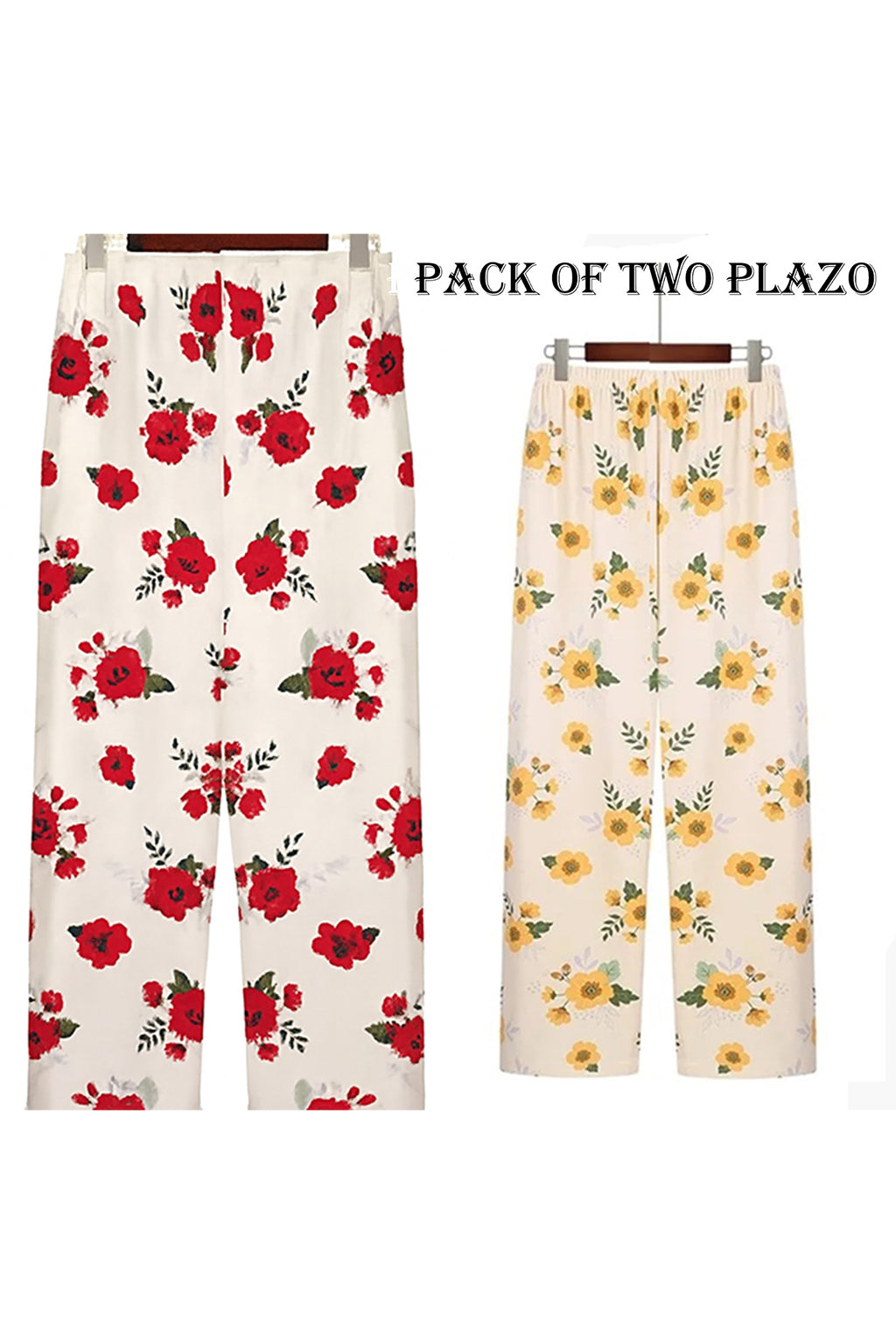 Pack of 2 Plazo Trousers