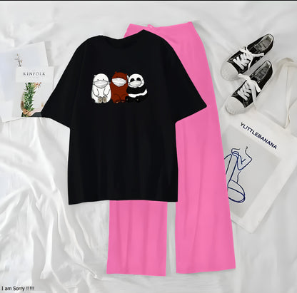 3 Panda Casual Night Wear