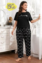 Women’s Black Love Nightwear