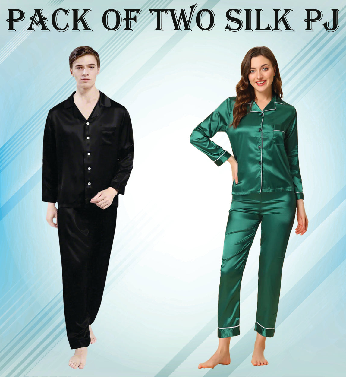 Premium Couple Silk PJ’s