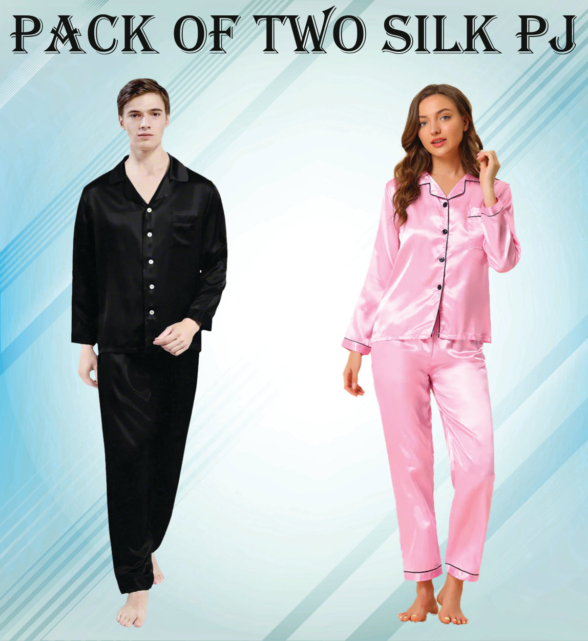 Premium Couple Silk PJ’s