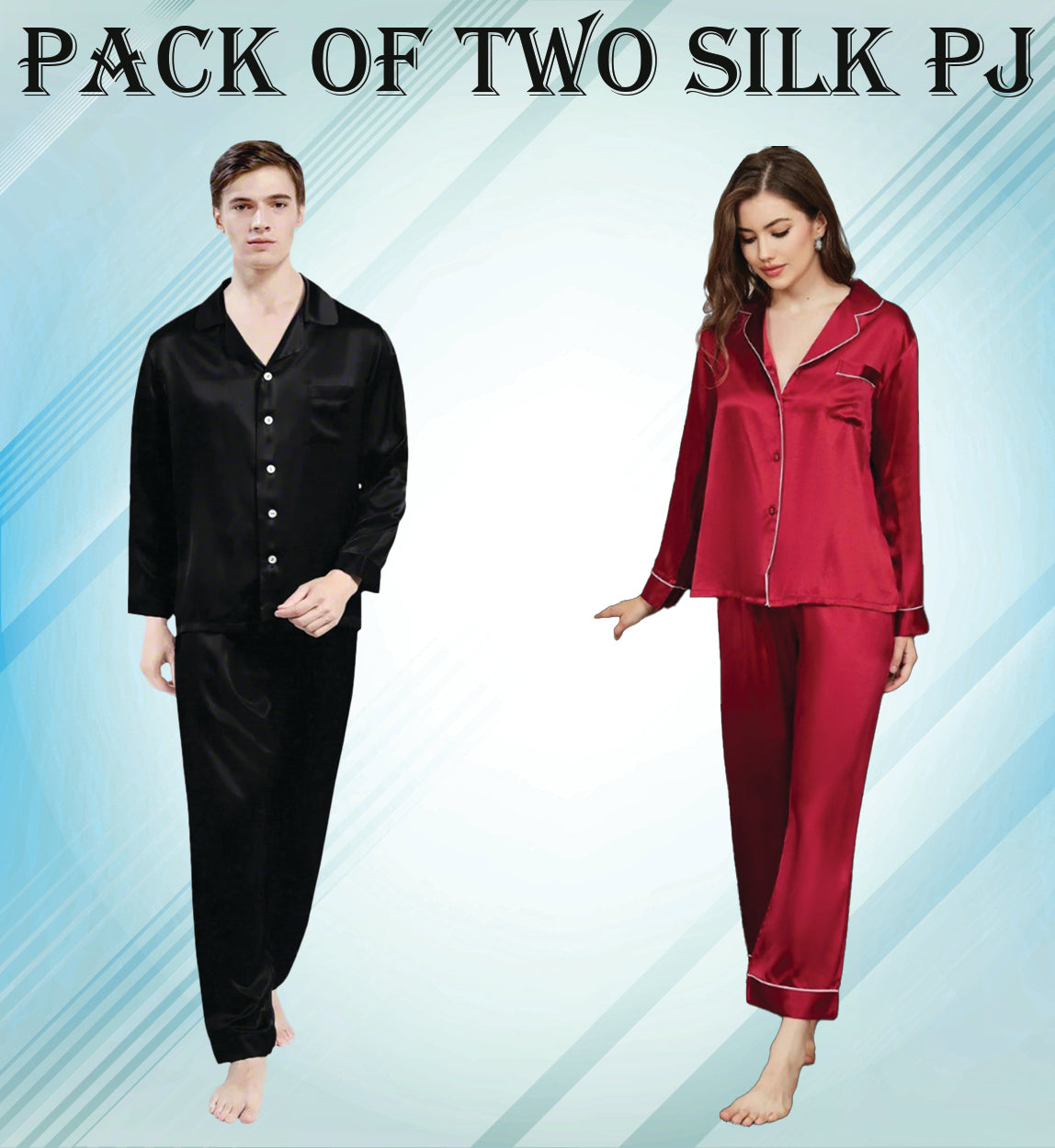 Premium Couple Silk PJ’s