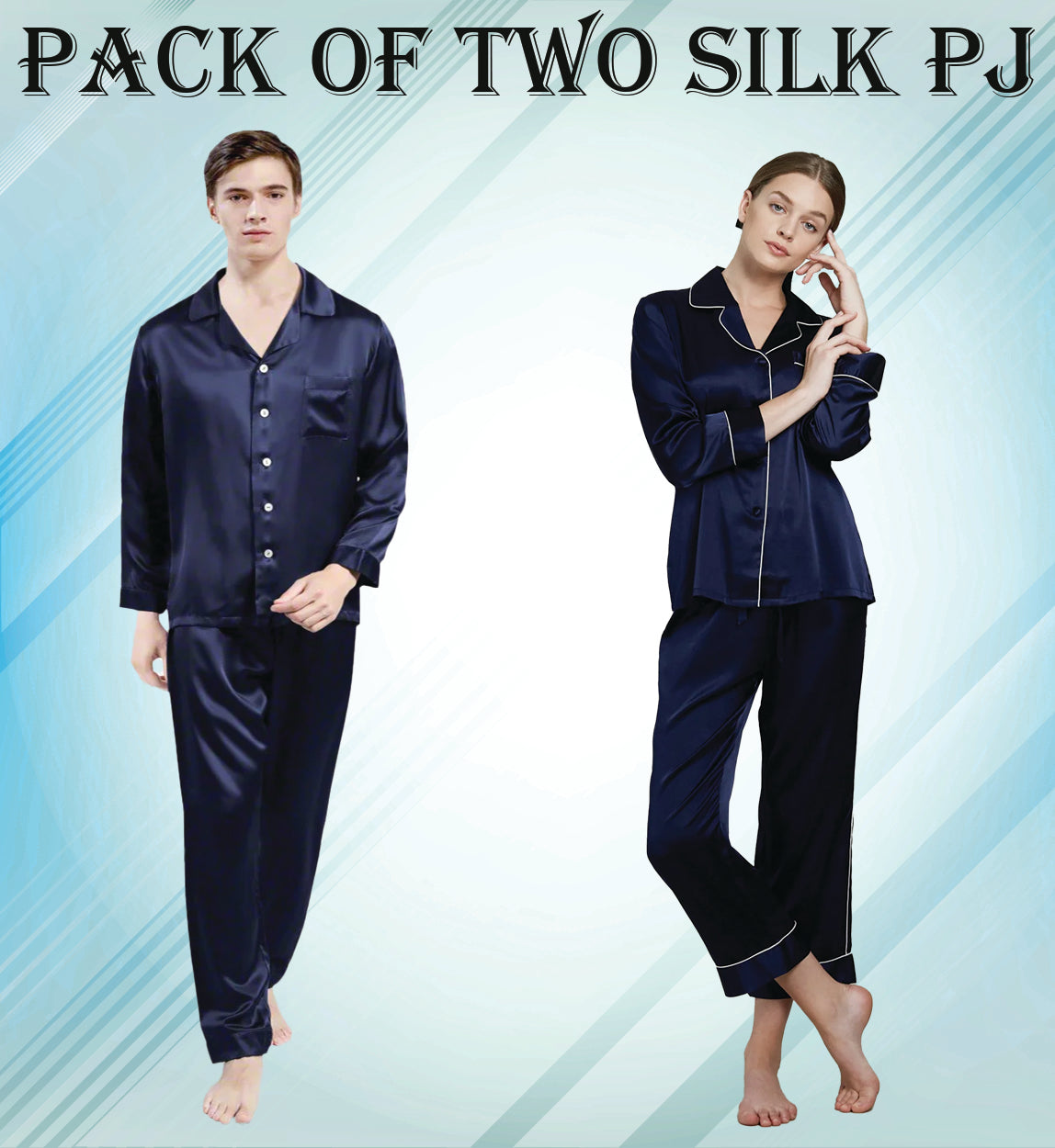 Premium Couple Silk PJ’s