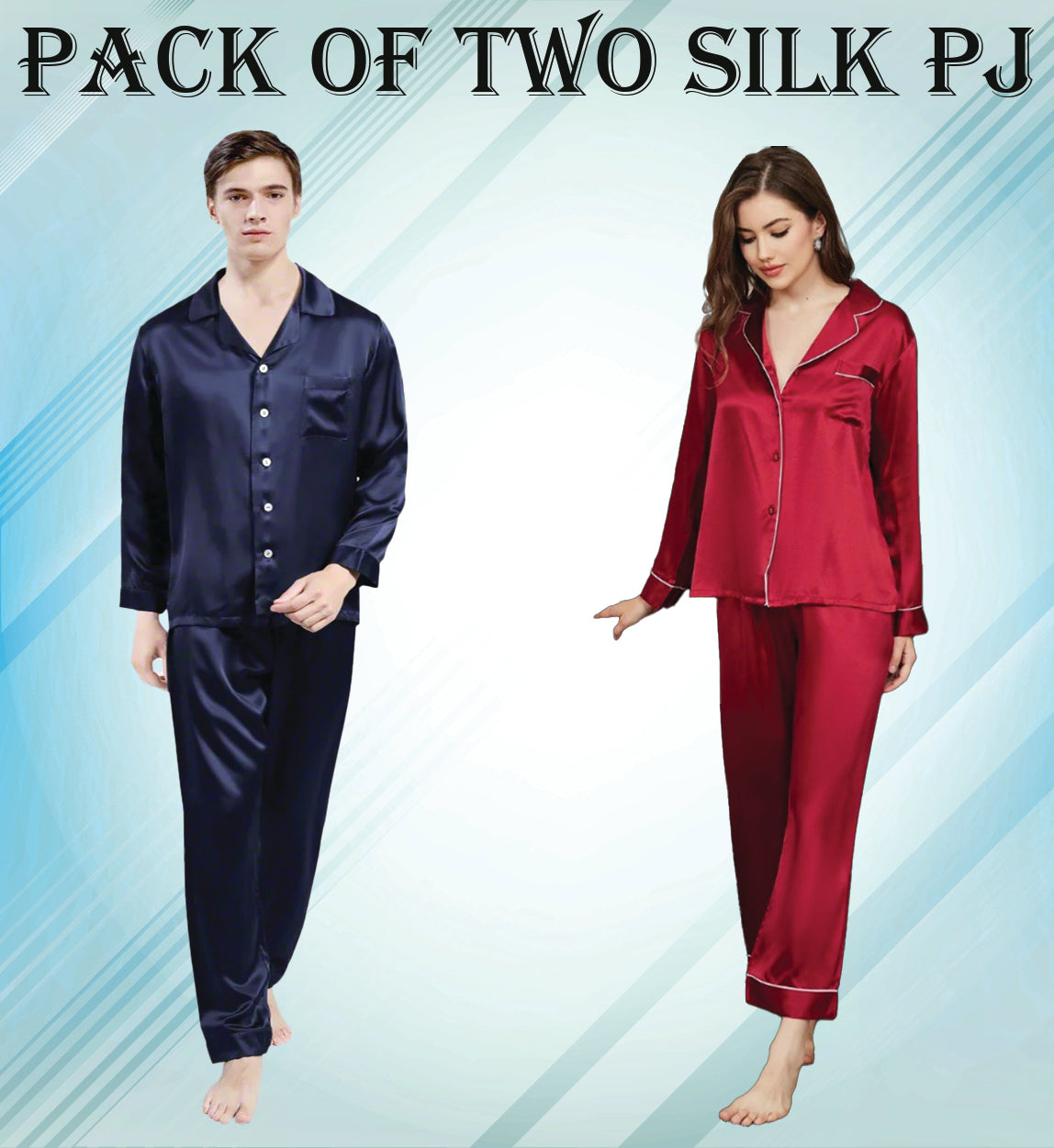 Premium Couple Silk PJ’s