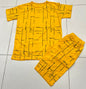Yellow Capri Casual wear