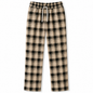 Comfy Casual Pajama Pants Check Print Drawstring Palazzo Lounge Pants Wide Leg