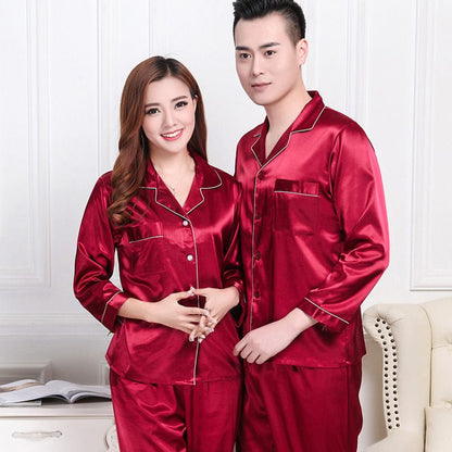 Premium Couple Silk PJ’s