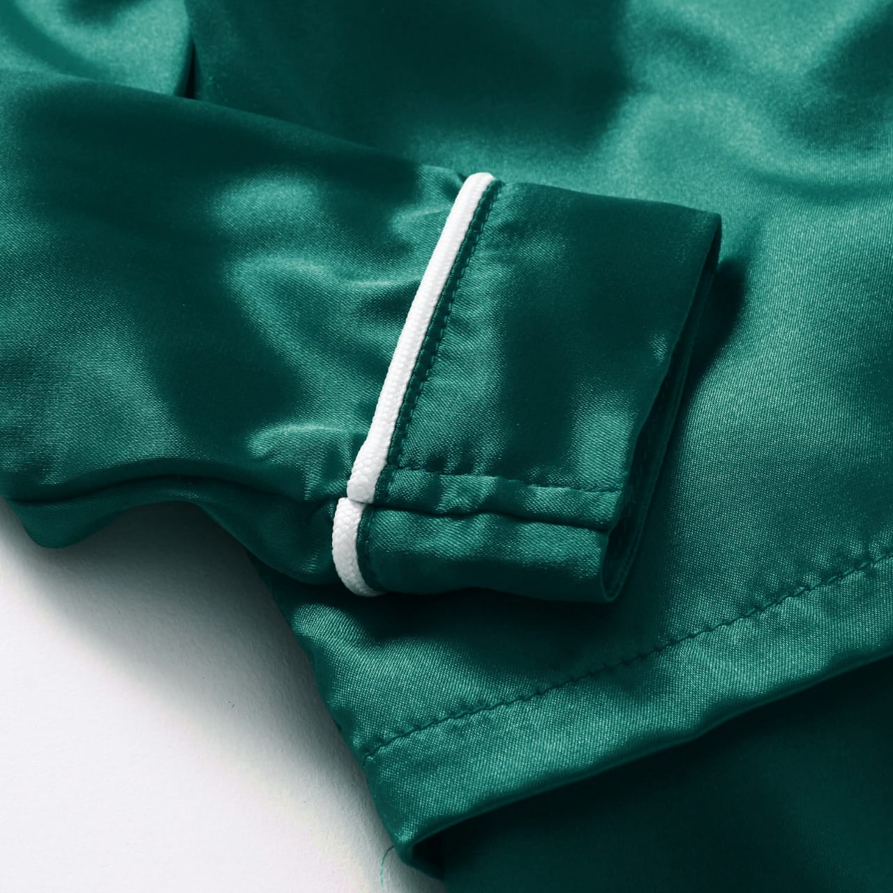 Dark Green Nighty Finely Stitched Silk Satin Pajama Set – Luxurious Nightwear for couple
