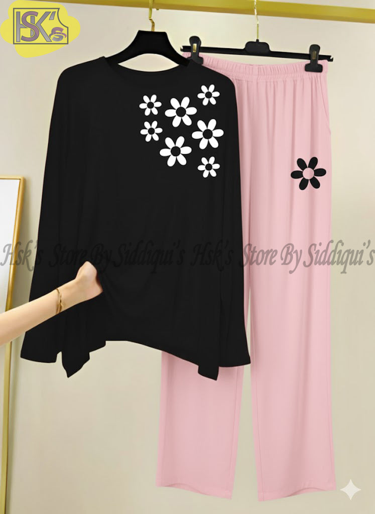 Little Flower Full Sleeves Night Suit