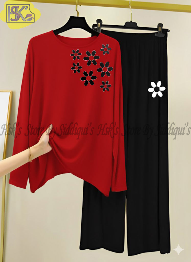 Little Flower Full Sleeves Night Suit