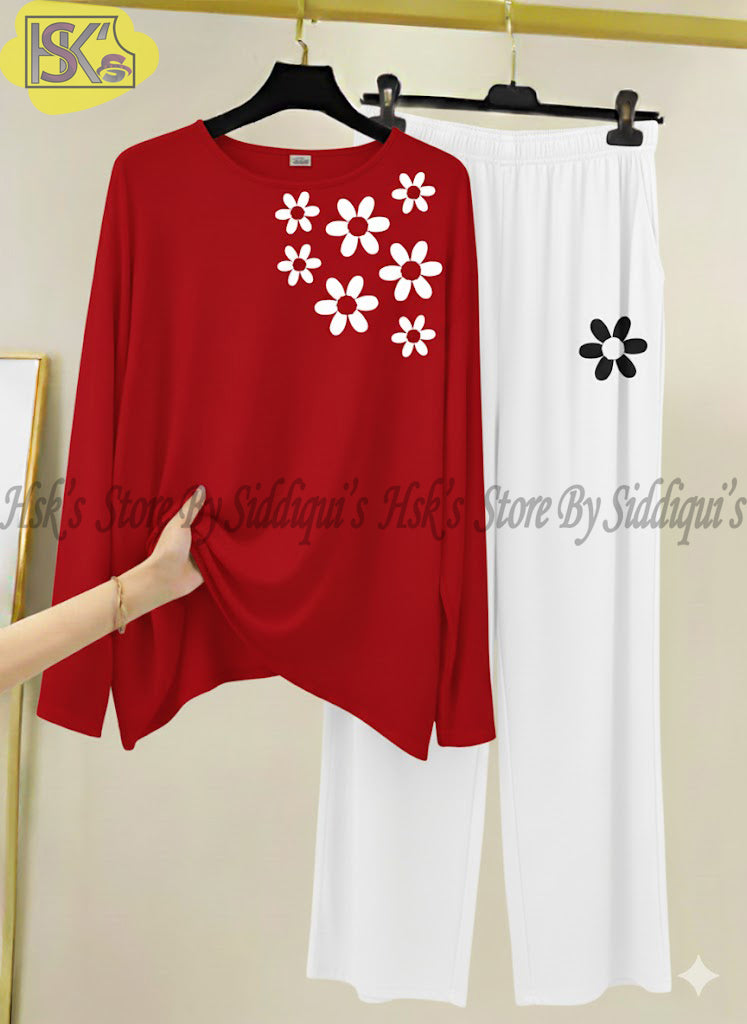 Little Flower Full Sleeves Night Suit