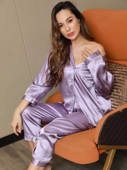 Women’s Silk Pj’s Suit