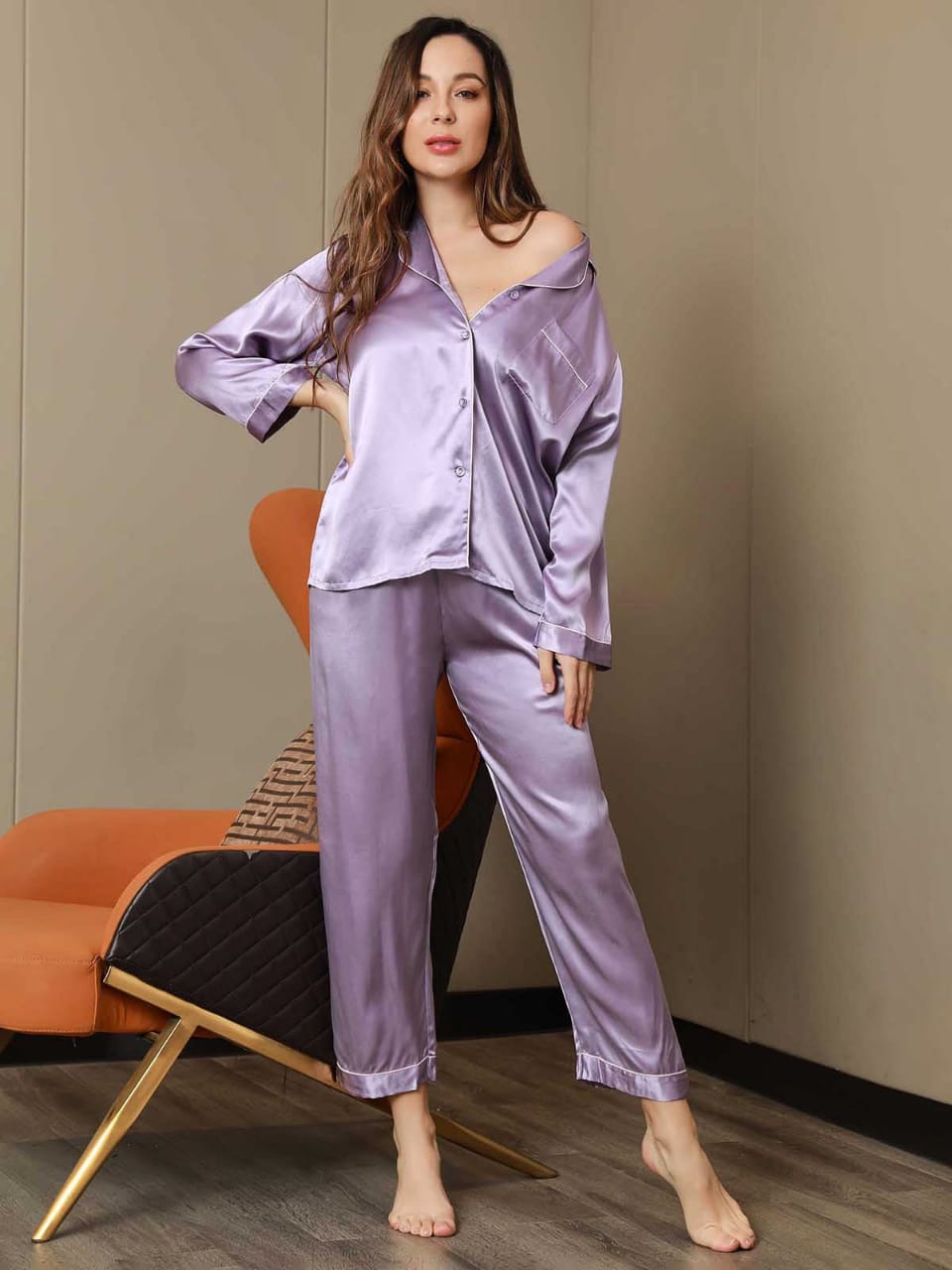 Women’s Silk Pj’s Suit