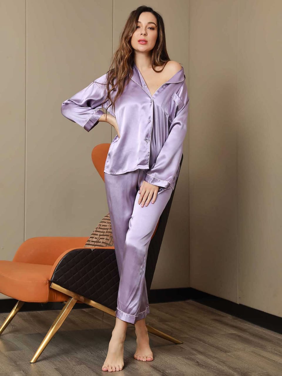 Women’s Silk Pj’s Suit