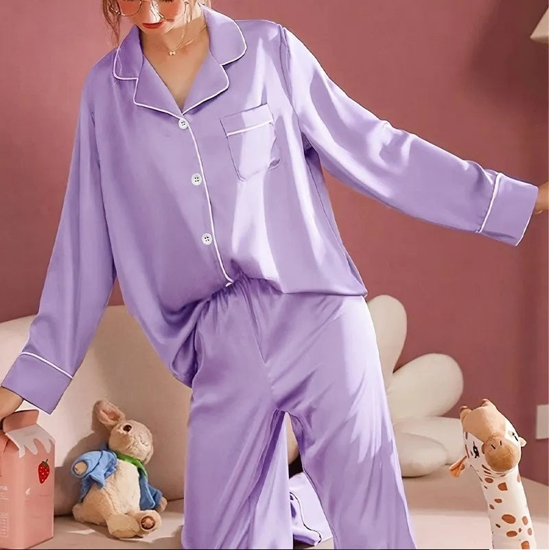 Women’s Silk Pj’s Suit