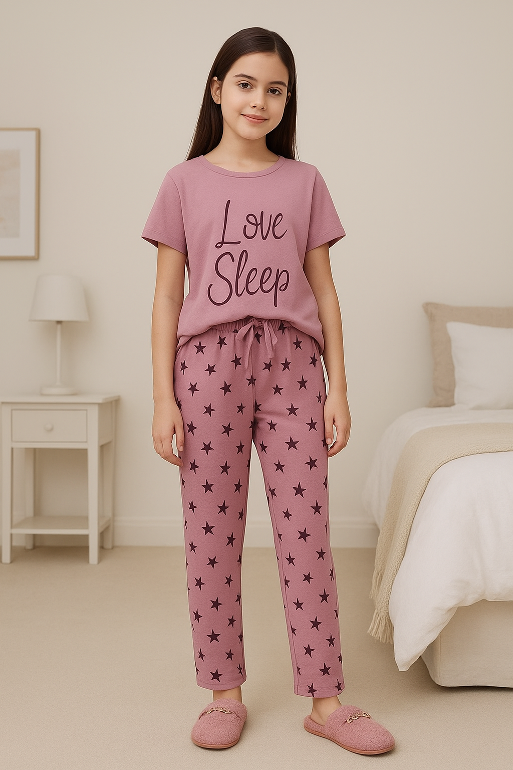 Love Sleep Girls Night Suit