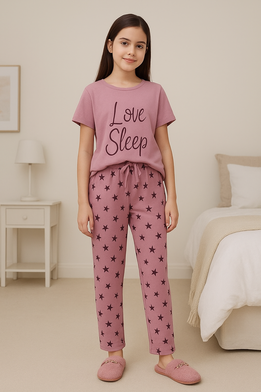 Love Sleep Girls Night Suit