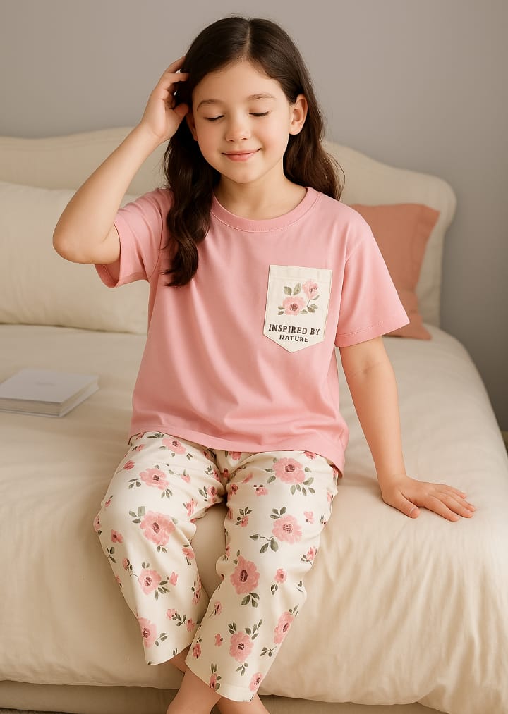 Pocket Girls Night Suit