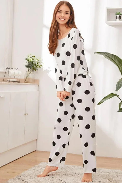 Polka Dot Full Sleeves Suit