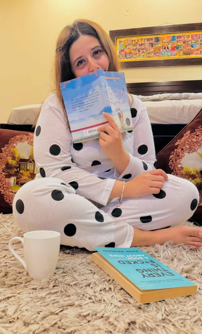 Polka Dot Full Sleeves Suit