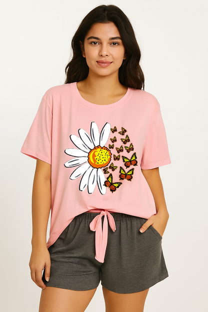Two Piece Shorts Wear Night Suit and Casual wear