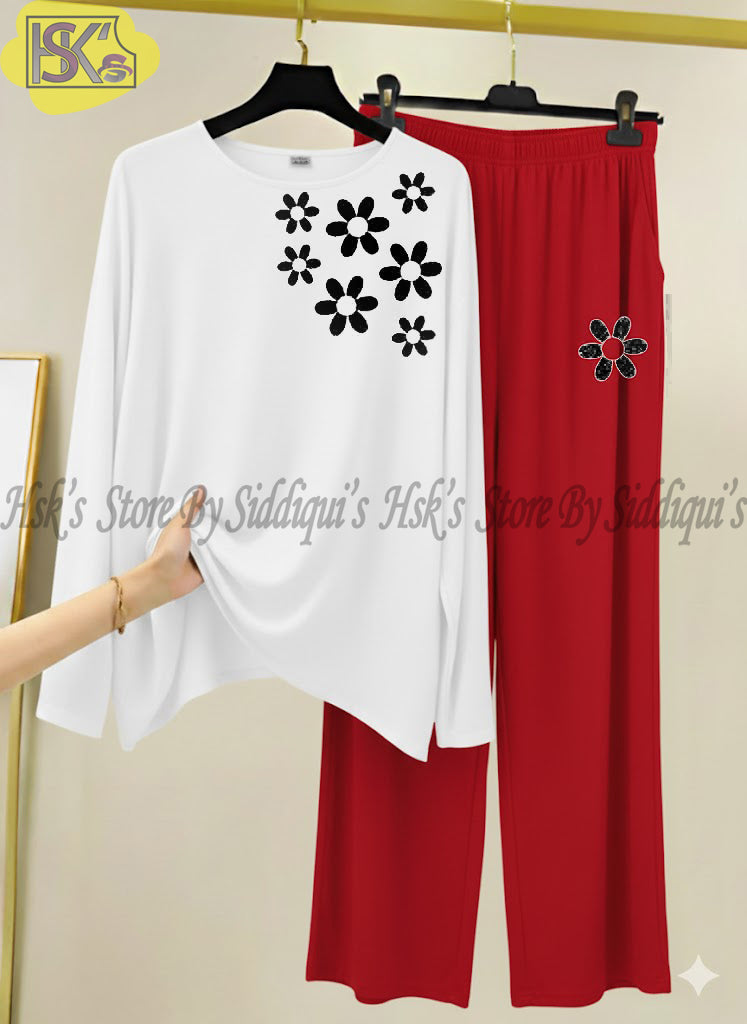 Little Flower Full Sleeves Night Suit