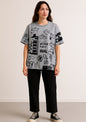 Planet Half Sleeves Suit