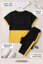 Yellow Sports Wear Gym and Track suit (Yellow and Black )