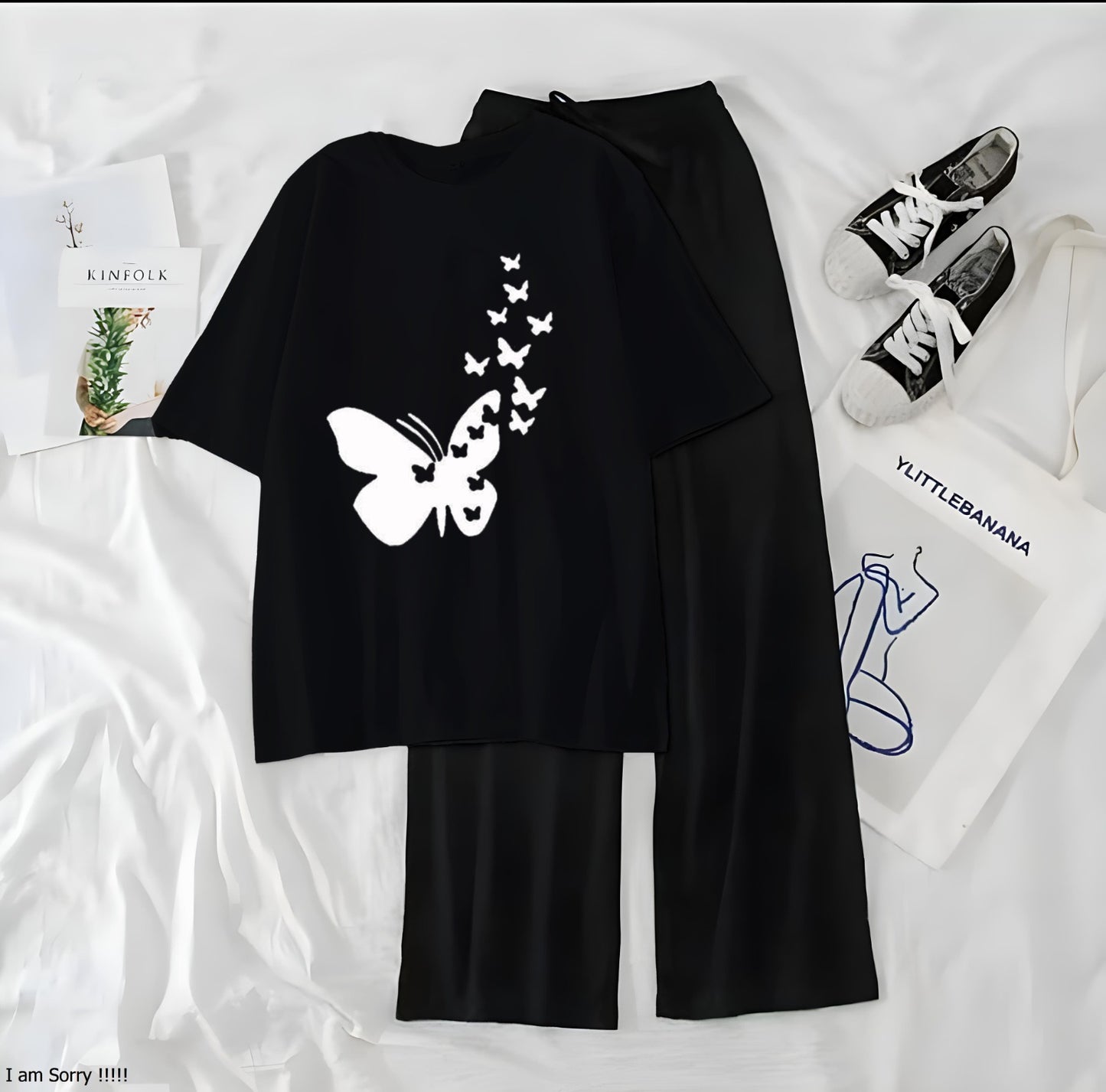 9 Butterfly Printed casual Night Wear