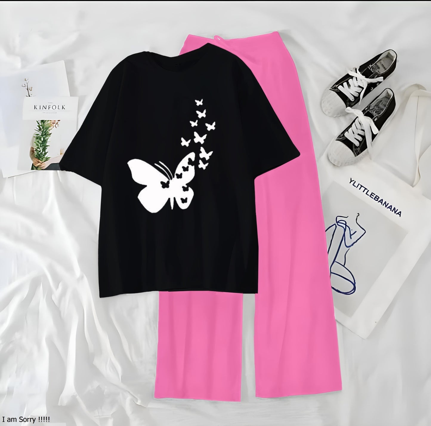 9 Butterfly Printed casual Night Wear