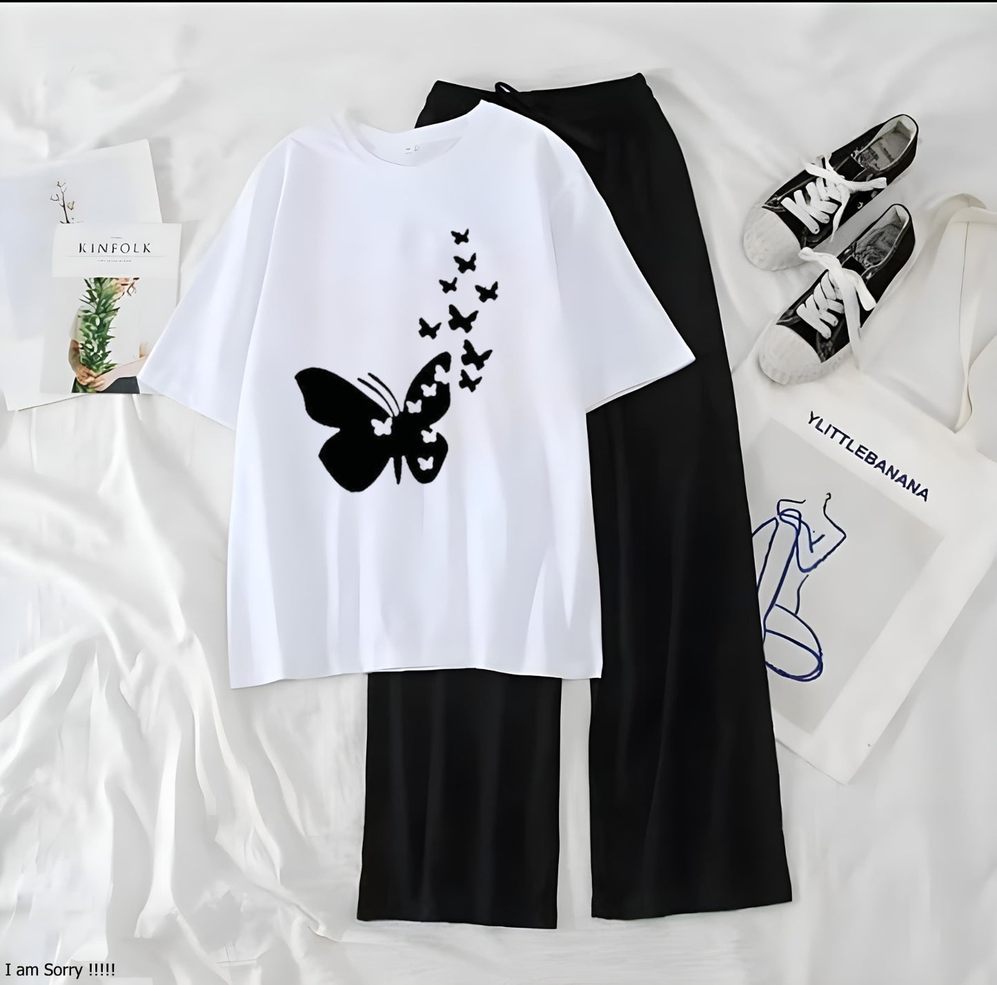 9 Butterfly Printed casual Night Wear