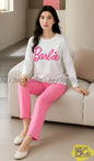 Women’s Full Sleeves Barbie Night Suit