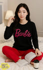 Women’s Full Sleeves Barbie Night Suit