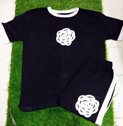 Sports Wear Gym and Track suit White and Black