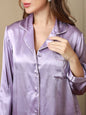 Premium Quality women Silk Pjs Lilac