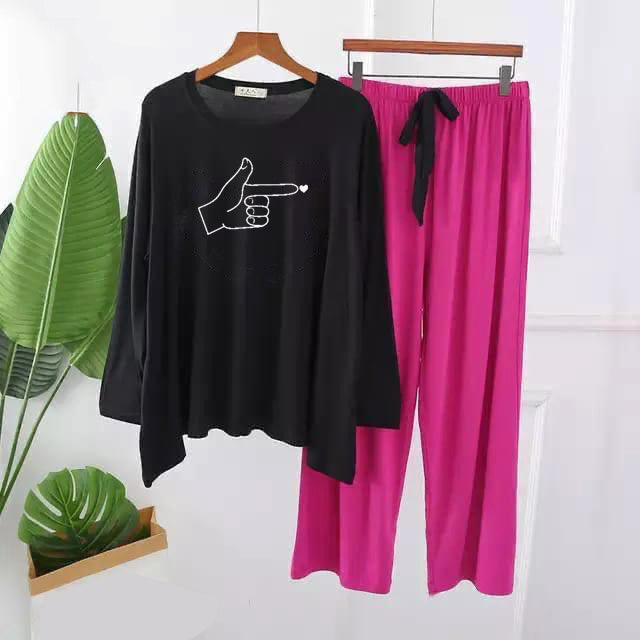 It's You  Printed Full Sleeves Pajama Set for Women