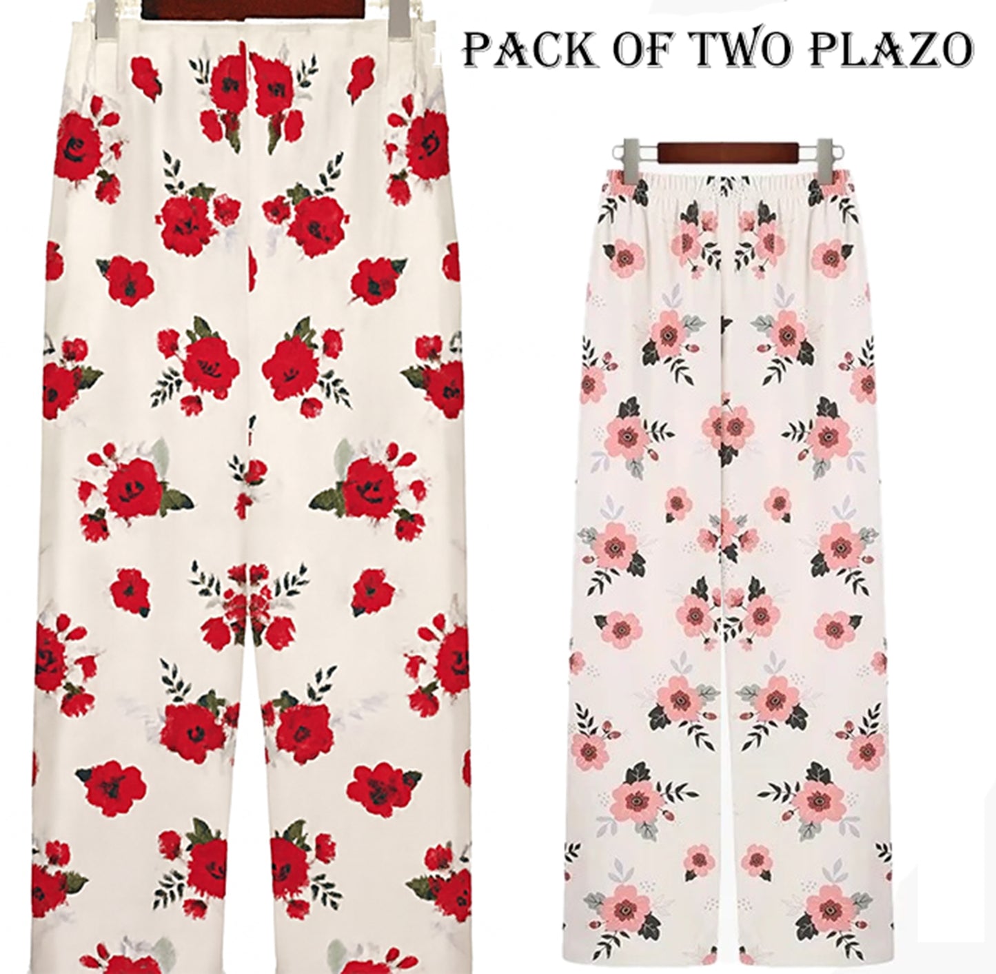 Pack of 2 Plazo Trousers