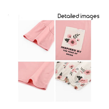 Floral Pocket Printed Suit