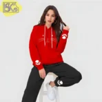 Cat Face Printed Hoodie for Girls & Women | Cute, Cozy & Stylish Winter Wear - Image 5
