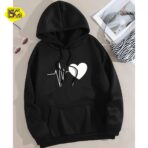 Heart Print Hoodie for Girls & Boys - Stylish Hoodie - Image 8