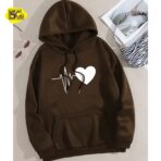 Heart Print Hoodie for Girls & Boys - Stylish Hoodie - Image 7