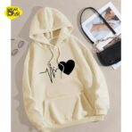 Heart Print Hoodie for Girls & Boys - Stylish Hoodie - Image 6