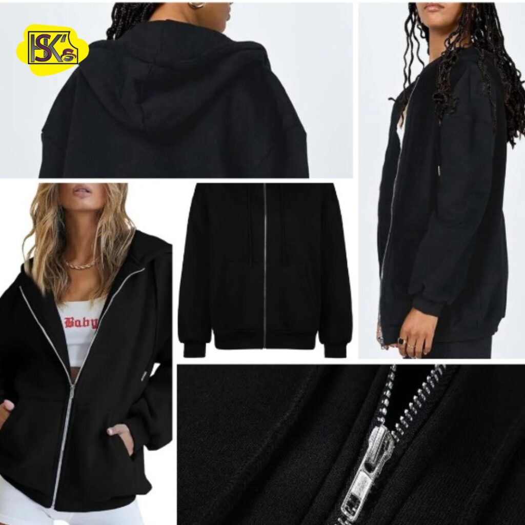 Stylish Black Hoodie for Winter