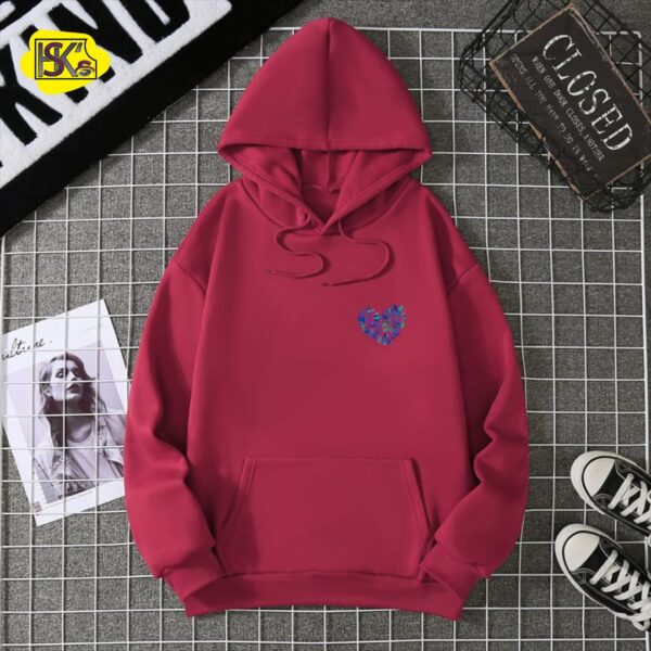 Stylish Hoodie For Girls Red