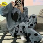 Night Wear for Women | T-Shirt & Pajama Sleepwear Set - Image 3