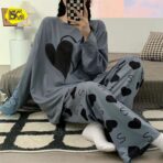 Night Wear for Women | T-Shirt & Pajama Sleepwear Set - Image 5